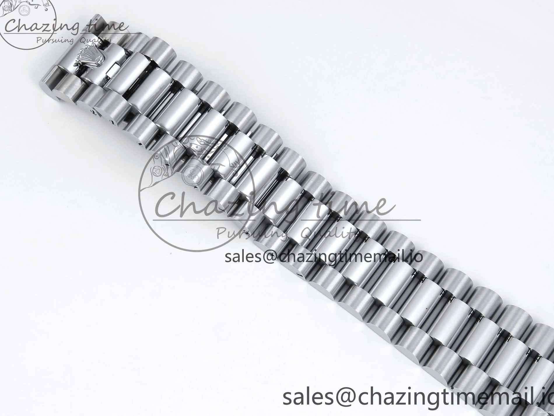 40 Blue Bezel Best 1:1 (Gain Weight) Diamonds Edition SS A2836 Crystal V5 DayDate Dial President Bracelet QF on 0310